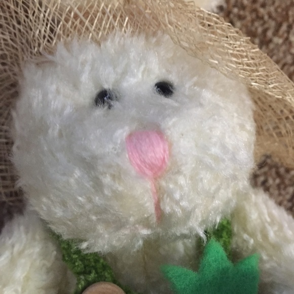 Berkeley Designs Easter Rabbit In Knit overalls - Picture 6 of 6